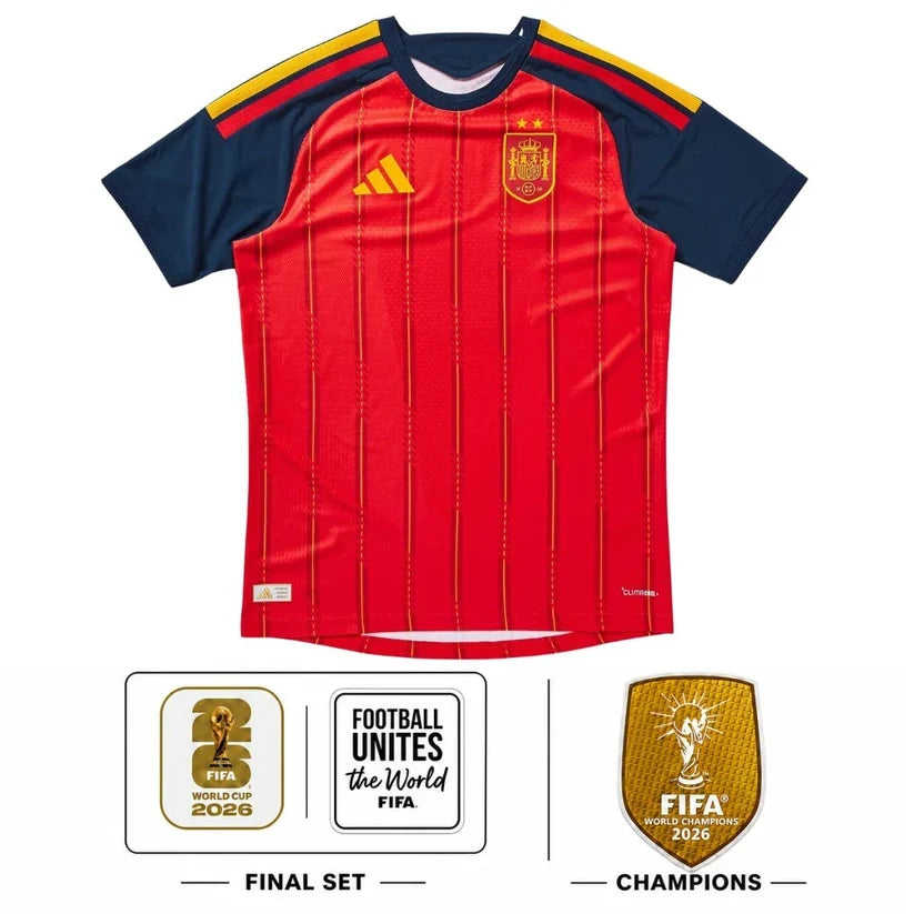 Spain Home 26/27 Jersey - Player Version World Cup Champion - Slim Fit