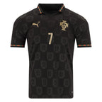 Portugal Fan Jersey Black Panther 2025/26 #13 Eusebio and #7 Ronaldo