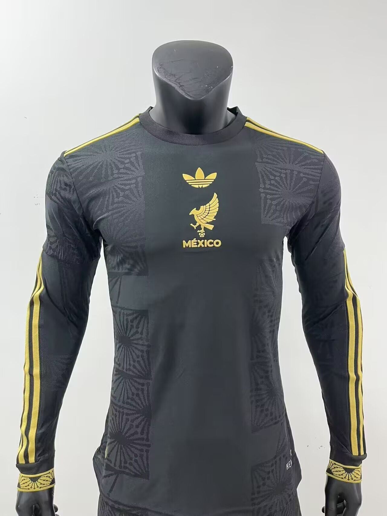 Mexico Player Version [Slim Fit] Edition Especial Gold Cup Shirt 2025 Long Sleeve