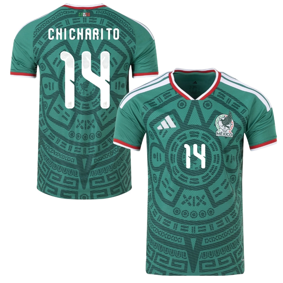 Mexico Home Chicharito 14 Player Version [Slim Fit] Shirt 2026 World Cup