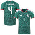 Mexico Home E.ÁLVAREZ 4 Player Version [Slim Fit] Shirt 2026 World Cup