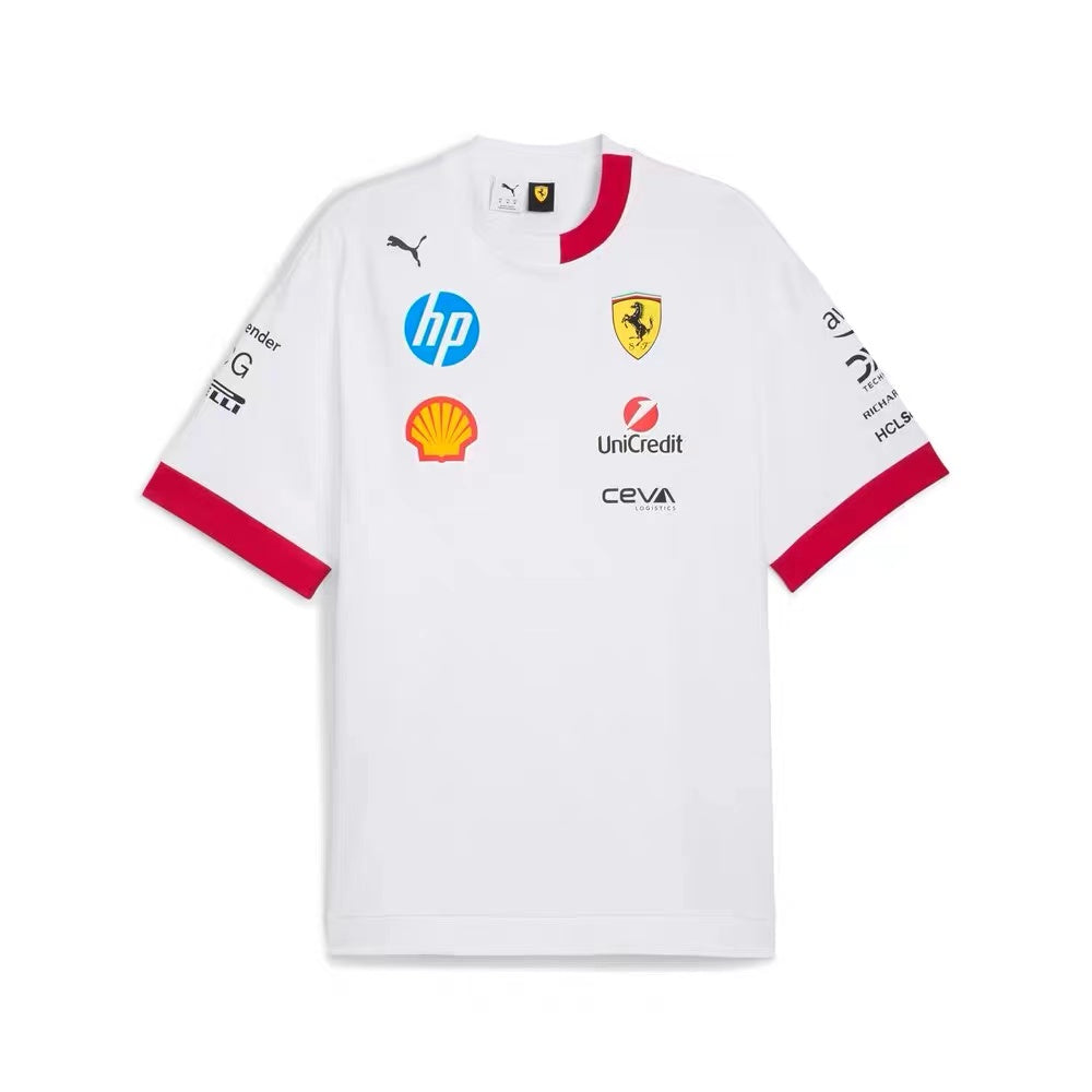 Scuderia Ferrari F1 2025 Team Set Up T-shirt Formula 1