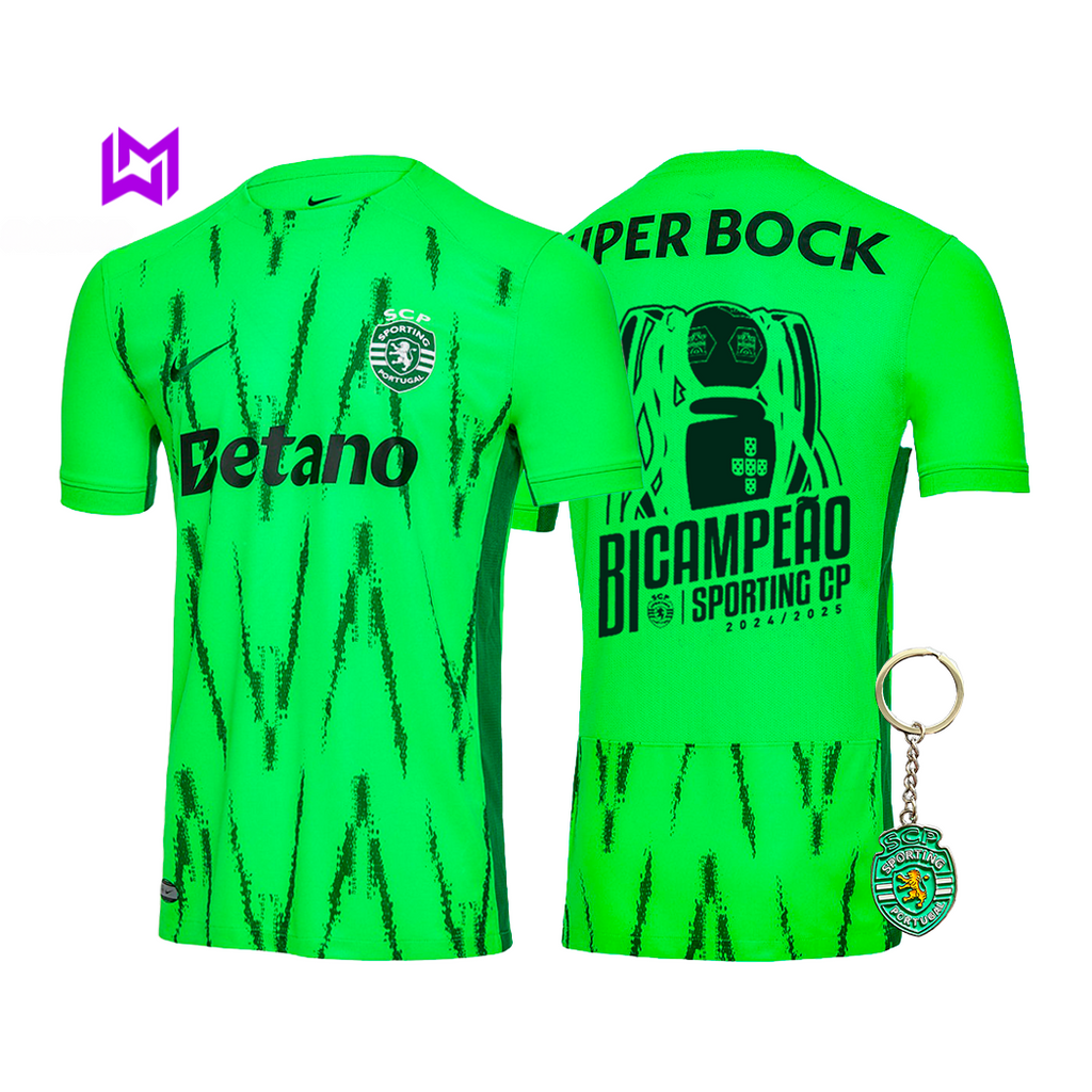 Camisola Sporting Verve BICAMPEÃO 2024/25 - MODELO EXCLUSIVO! 🦁🏆
