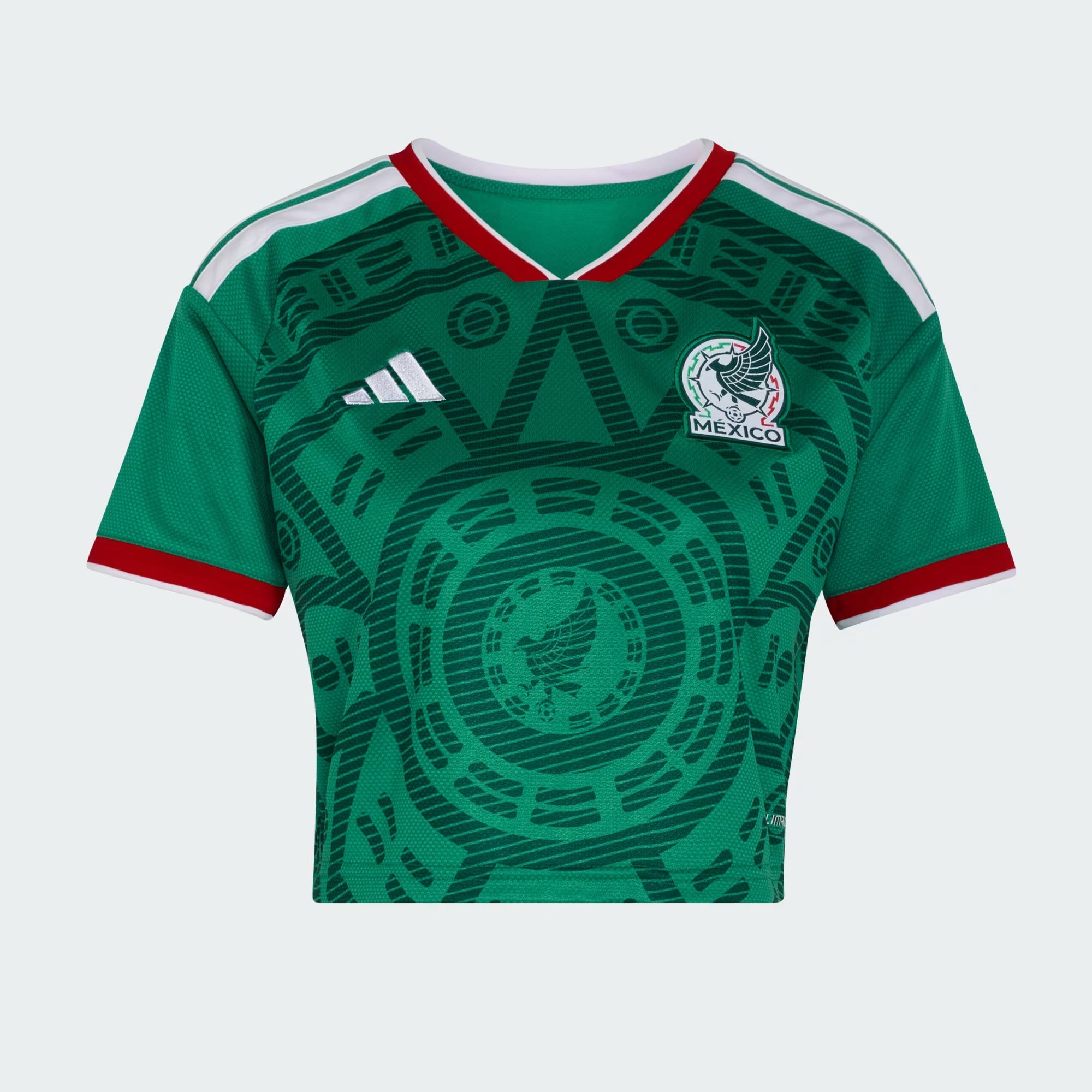 Mexico 26 Home Cropped Jersey