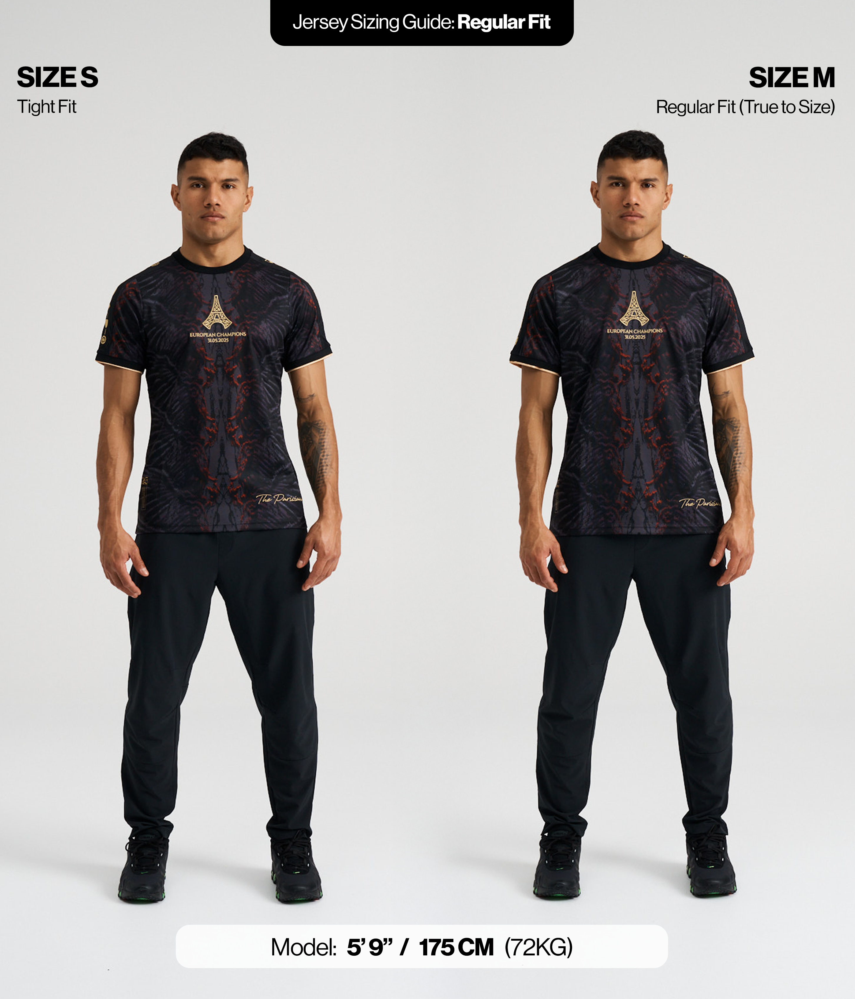 The Parisians (2025 European Champions) Away Jersey