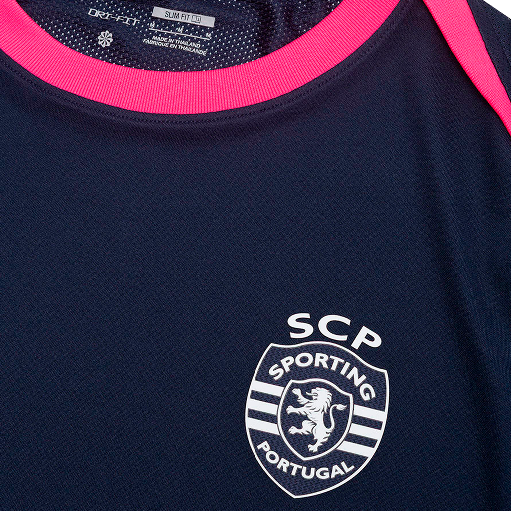 Camisola Sporting Treino Preta 2025/26 - ÚLTIMAS UNIDADES! 🔥💚