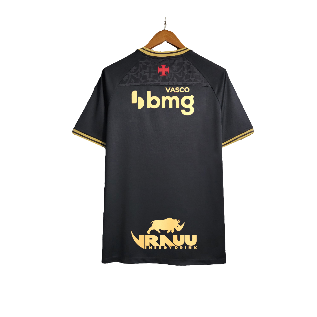 Vasco 22/23 Goalkeeper Jersey - Black - All Sponsors - Fan Version