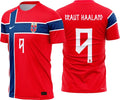 Norway World Cup 2026 home - Fan Version #BRAUT HAALAND #9