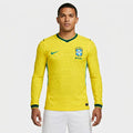 Brazil 2026 Home Player Version Long-Sleeve Jersey [Slim Fit]