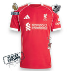 Liverpool Player Jersey Home 2025/26