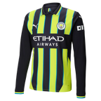 #11 Doku Manchester City Away Jersey 2024/2025 Long Sleeve