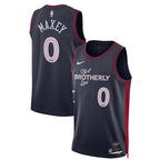 Tyrese Maxey Philadelphia 76ers Unisex 23/24 NBA Jersey - Navy - City Edition