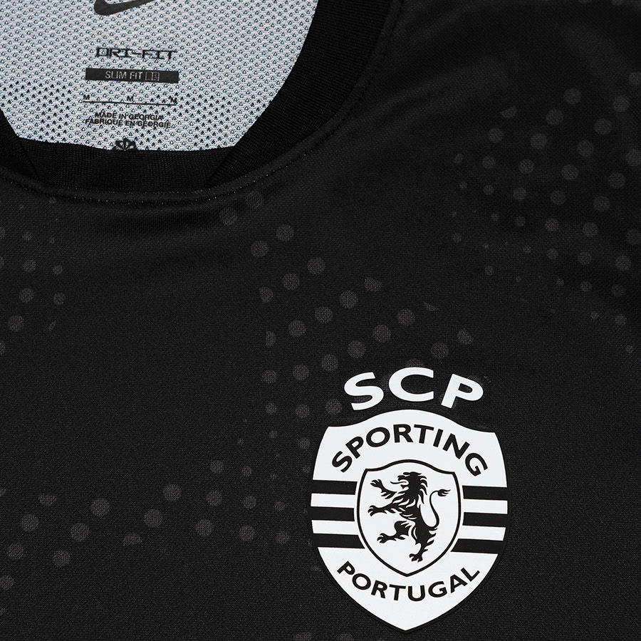 Camisola Sporting Away Preta 2025/26 - LANÇAMENTO! 🔥💚